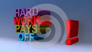 Hard work pays off on blue