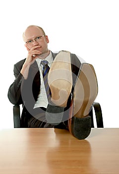 After a hard workday