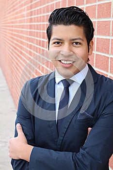 Hard worker trustable looking businessman