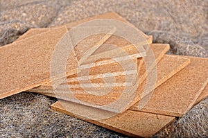 Hardboard samples