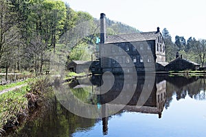 Hardcastle Craggs and Gibson Mill, in Hebden Bridge