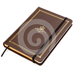 Hardcover notebook diary icon photo