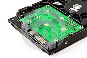 Harddisk drive, close up image of device