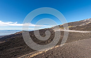 Hardened Lava Flow - Etna Volcano Sicily Italy