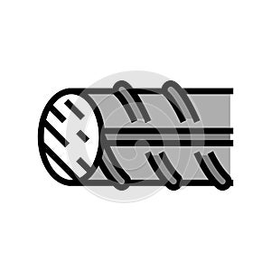 hardened steel fittings color icon vector illustration