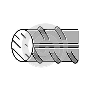 hardened steel fittings color icon vector illustration