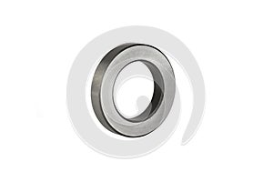 Hardened Steel ring isolated on white background