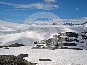 Harding Icefield and Exit glacier Kenai Alaska photo