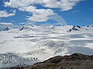 Harding Icefield and Exit glacier Kenai Alaska