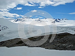 Harding Icefield and Exit glacier Kenai Alaska