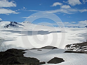 Harding Icefield Kenai Alaska photo