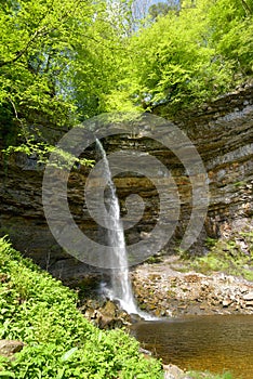 Hardraw Falls near Hawes in Wensleydale, Yorkshire Dales