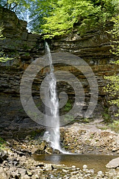 Hardraw Falls near Hawes in Wensleydale, Yorkshire Dales