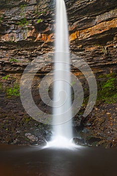 Hardraw force waterfall in Leyburn, North Yorkshire.