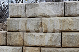 Hardscaping stone Retaining Wall