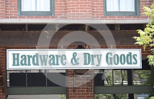 Hardware and Dry Goods Store