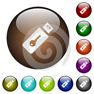 Hardware key color glass buttons photo