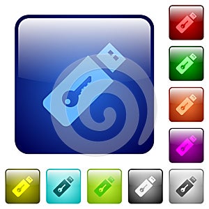 Hardware key color square buttons photo