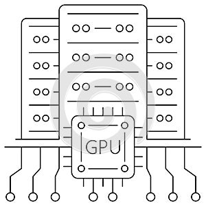 Hardware in Machine Learning Infrastructure Icon