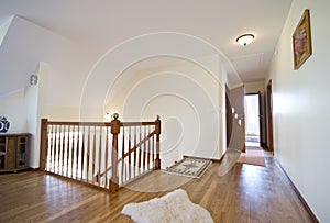 Hardwood floor hall