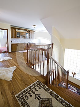 Hardwood floor kitchen