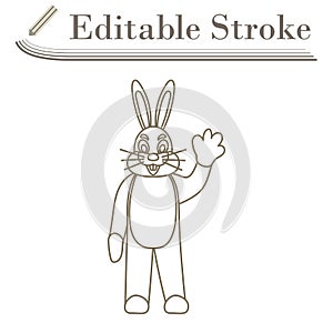 Hare Puppet Doll Icon