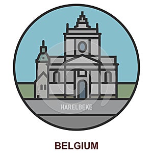 Harelbeke. Cities and towns in Belgium
