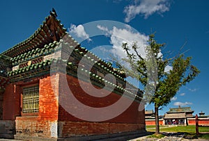 Ancient monastery in the center of Mongolia