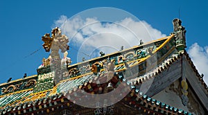 Ancient monastery in the center of Mongolia