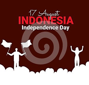 hari kemerdekaan illustration