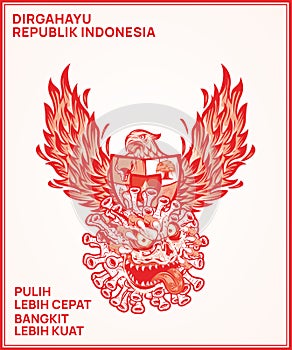 hari kemerdekaan indonesia red photo