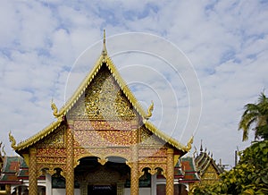 Hari Phunchai Temple, Chiangmai Thailand