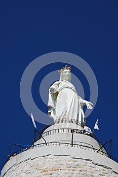 Harissa - a statue of Our Lady of Lebanon