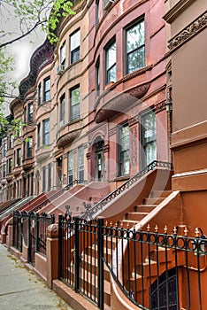 Harlem Brownstones - New York City