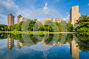 Harlem Meer in Central Park, Manhattan, New York City