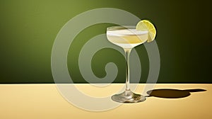 Harlem Renaissance-inspired Cocktail With Lime Slice