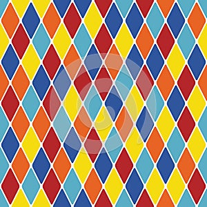 Harlequin particoloured seamless pattern X photo