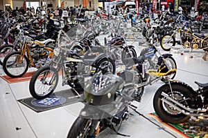 Harley Davidson Custom build Contest and Exhibition Chopper Motocycle bike show festival in Northen bike fest 2023. 20 May 2023,