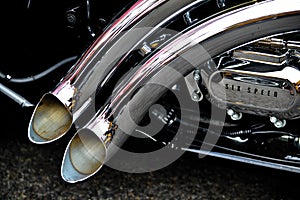 Harley Davidson, detail photo