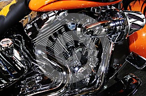Harley Davidson Motorcycle Engine