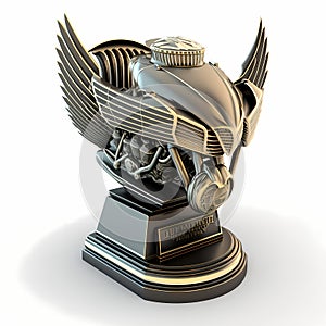 Harley Davidson Trophy. Generative AI