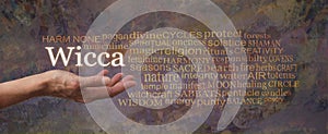 Harm None Wicca Word Tag Cloud photo