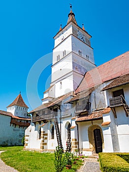 Harman Church Tower, Transylvania, Romania