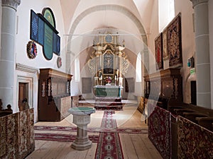 Harman fortified Church interior