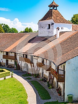 Harman Fortified Church interior walls