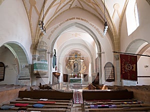 Harman fortified Saxon Church interior