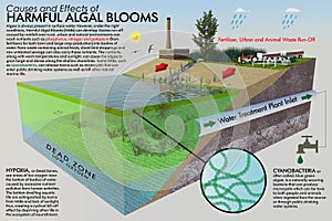 Harmful Algal Bloom Infographic photo