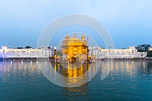 The Harmindar Sahib, also known as Golden Temple Amritsar