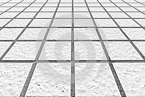 Harmonic white stone floor tiles photo