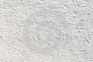 White wall background with structure of plaster